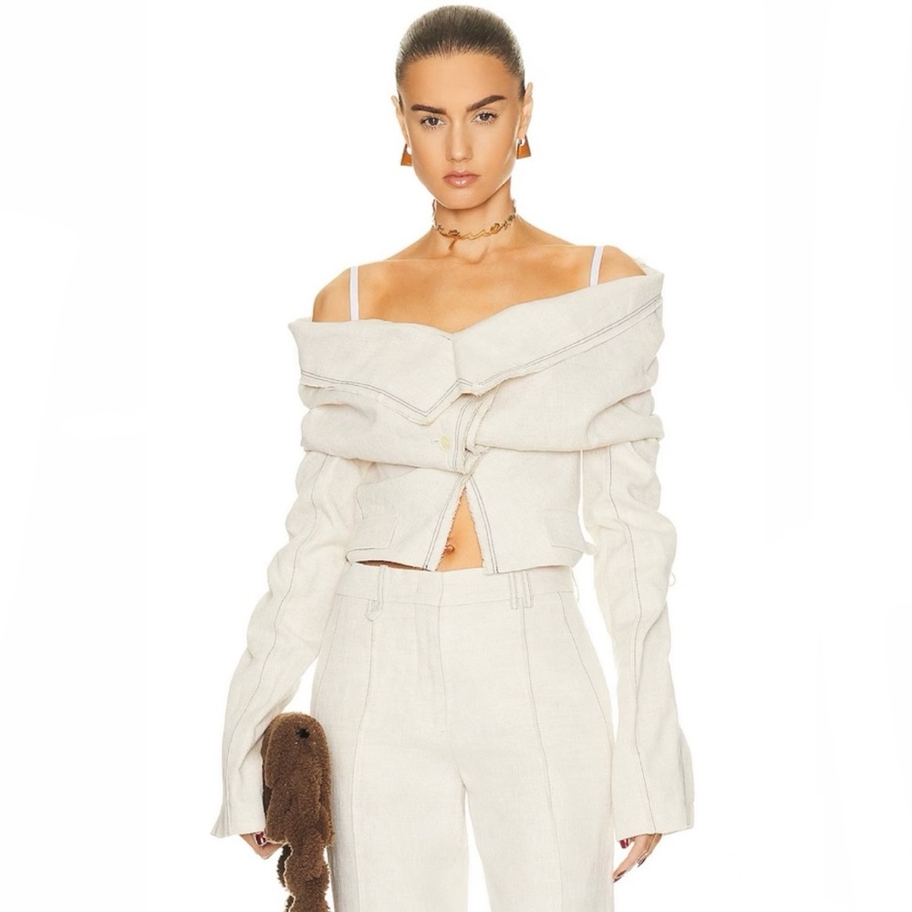 JACQUEMUS LA VESTE CAMARGUE TOP